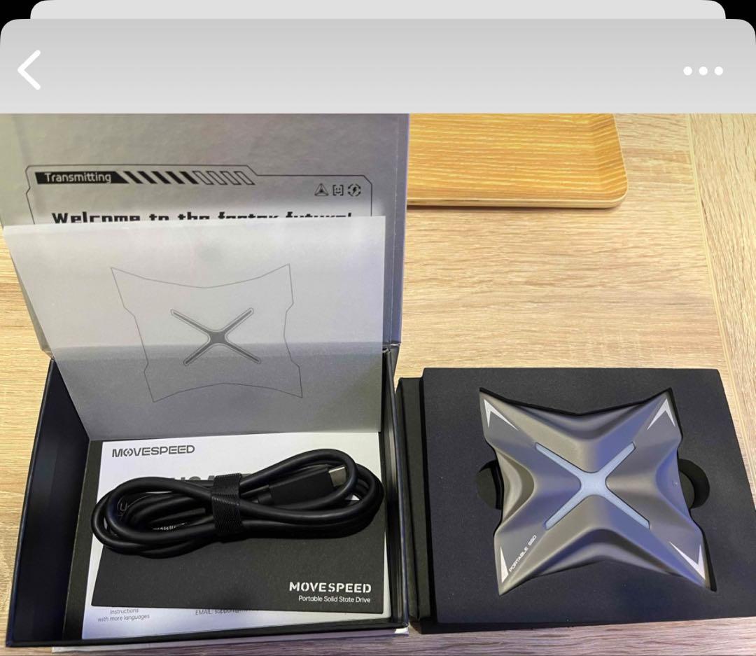 2TB 外付けSSD【USB3.2 Gen2×2接続て最大2000MB/秒】