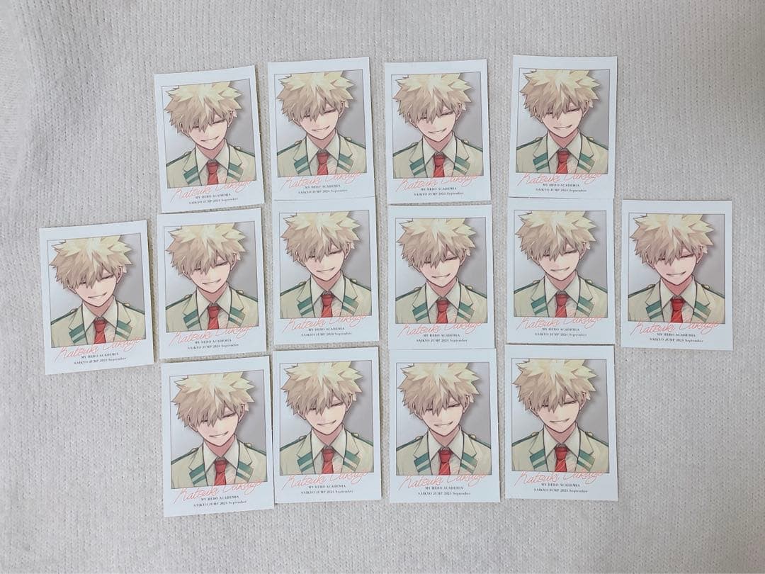 僕のヒーローアカデミア 爆豪勝己 ステッカー 最強ジャンプ　まとめ売り　14枚