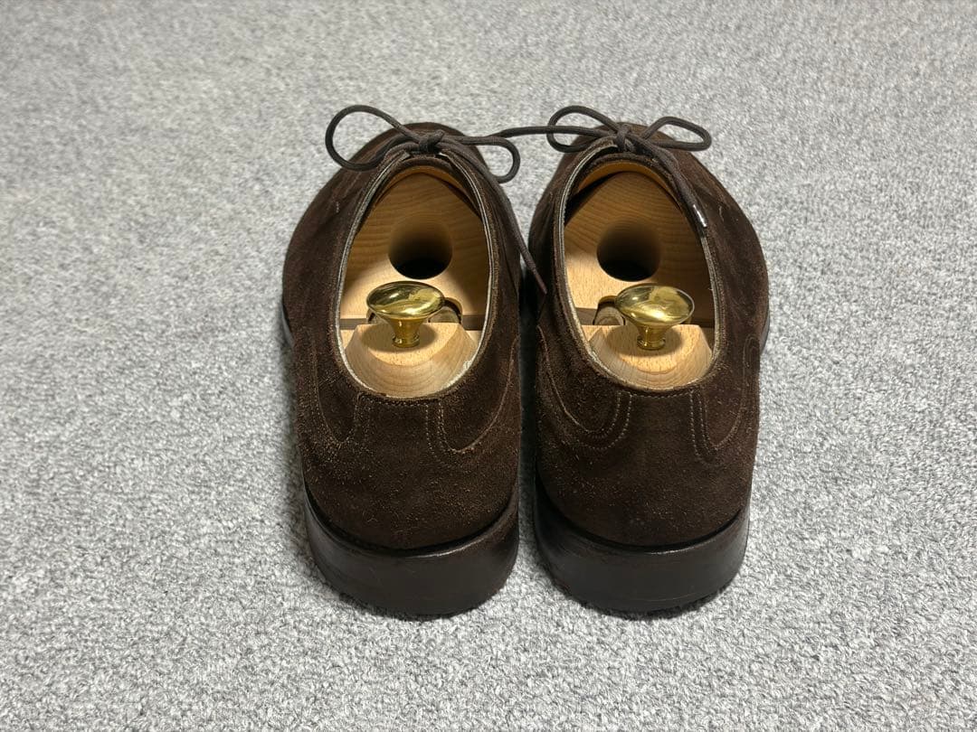 靴 Edward green Dover Mink suede UK8.5E 606