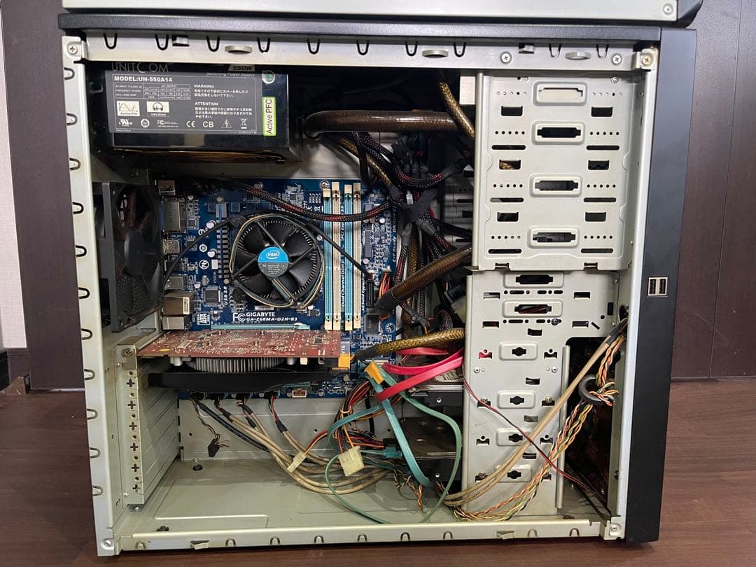 自作 PC デスクトップ タワー ケース 3セット （ 内部パーツ付 ） LED