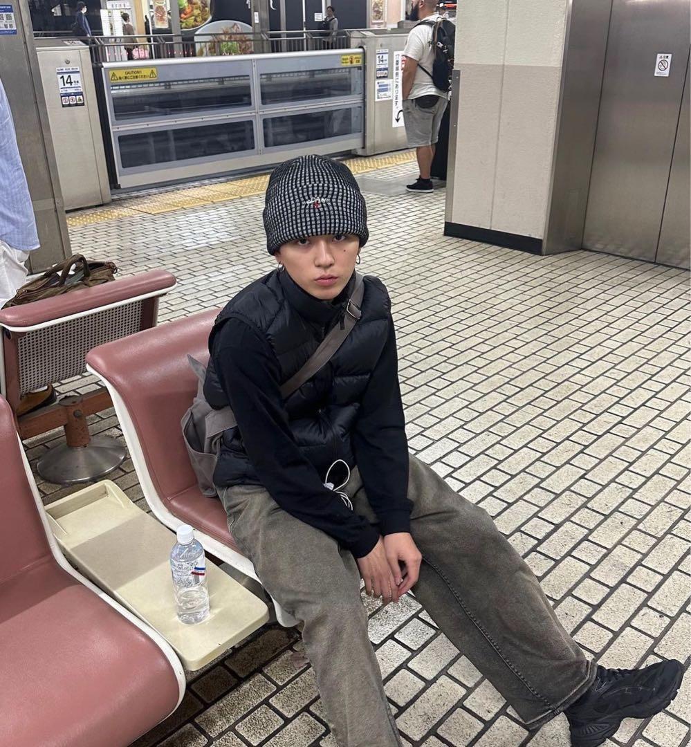 NOAH ストライプ ビーニー かつきくん着用 ストリート