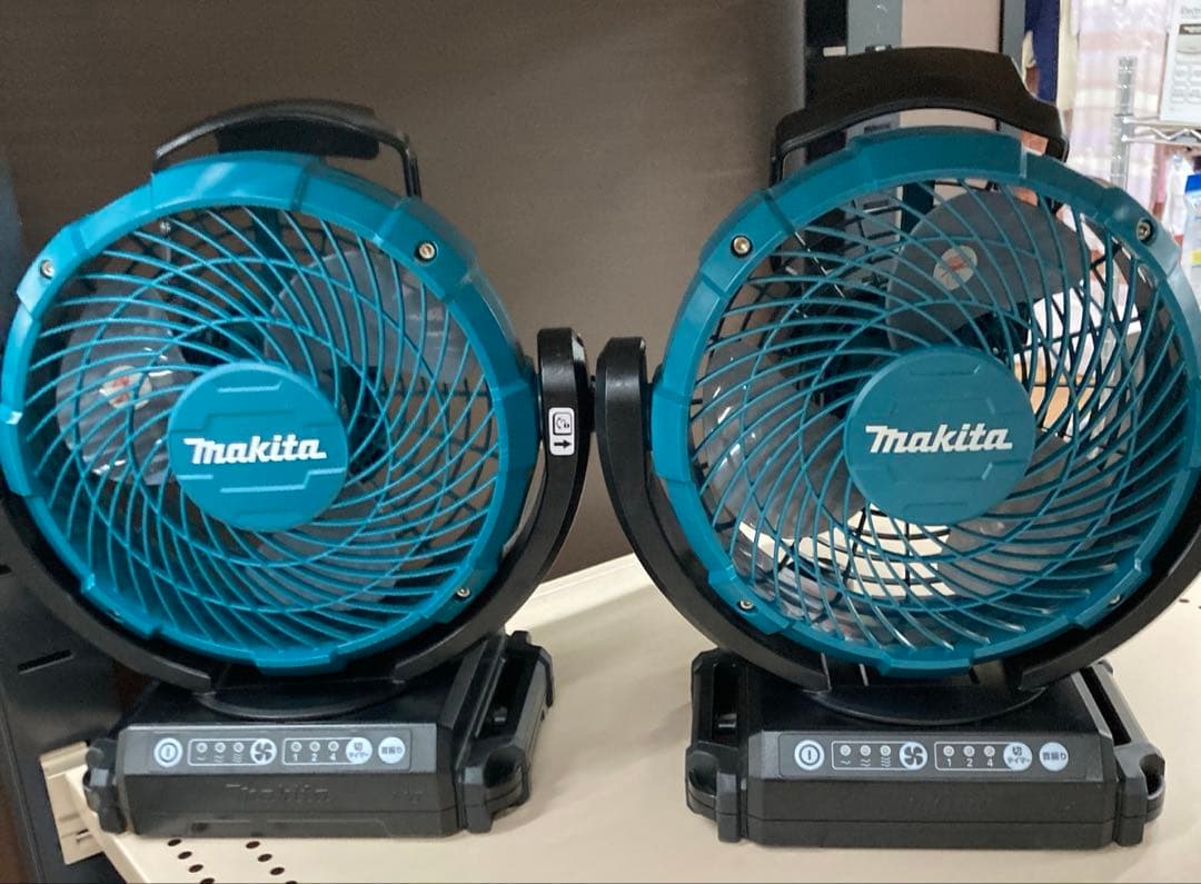 2台　マキタ　扇風機　CF102D
