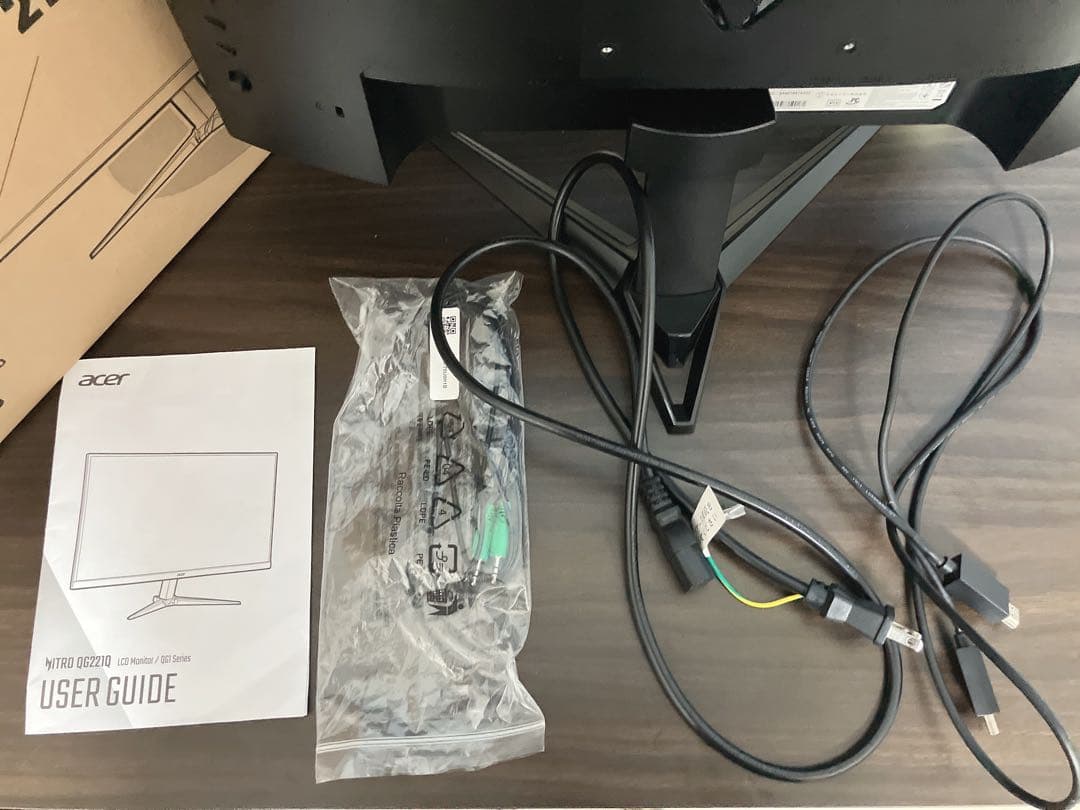 acer モニター qg221q