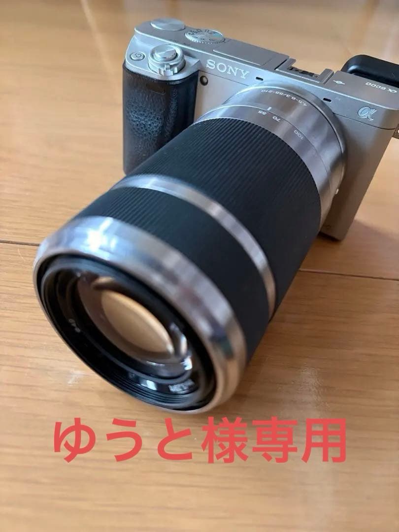 【美品】SONY α6000 ボディ&望遠レンズ E 55-210mm