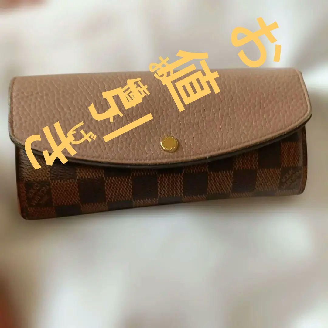 LOUIS VUITTON ポルトフォイユ ノルマンディ ダミエ ピンク 長財布