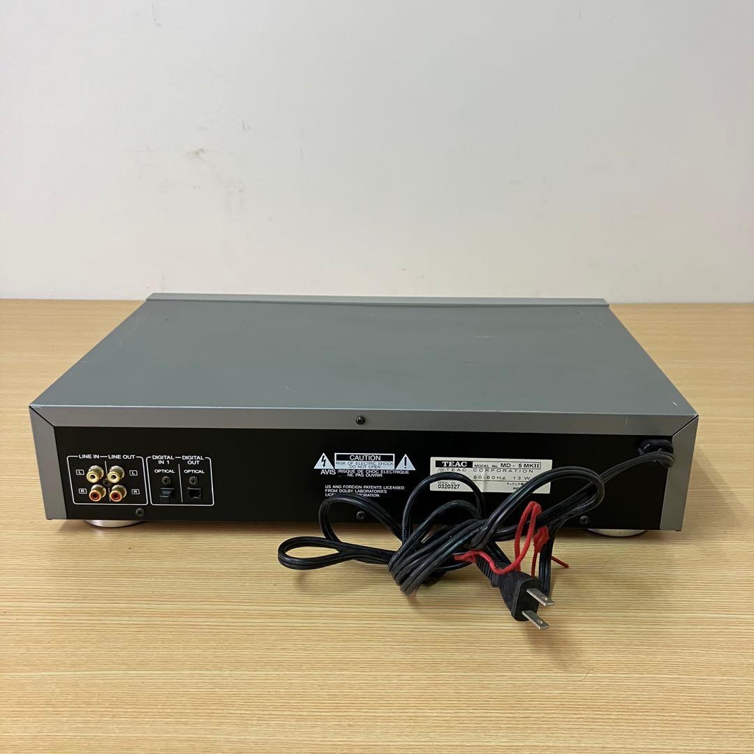TEAC MDデッキ MD-5MKII シルバー