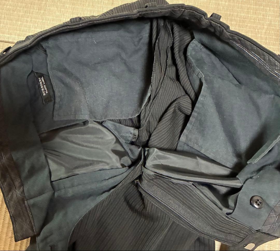 バーバリーブラックレーベル　スリーピーススーツ　38L