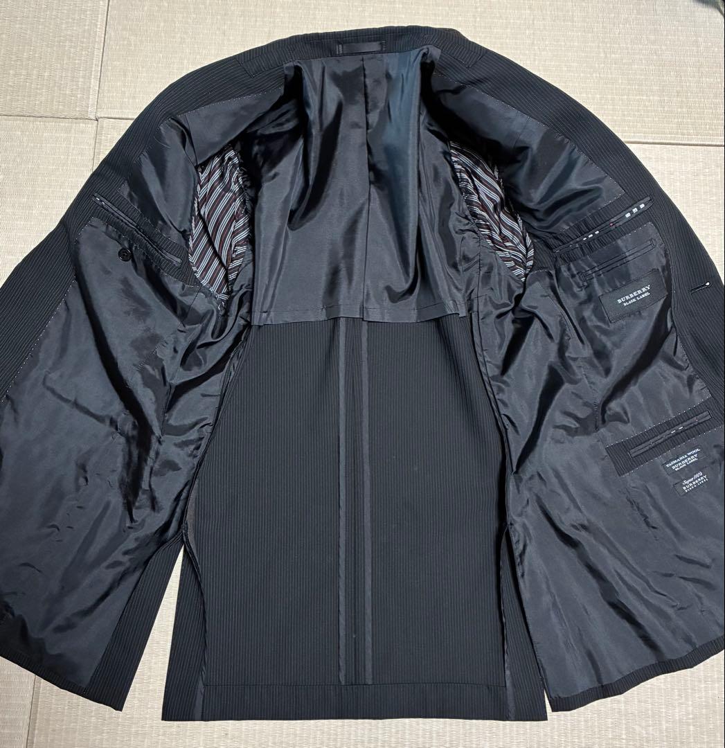 バーバリーブラックレーベル　スリーピーススーツ　38L