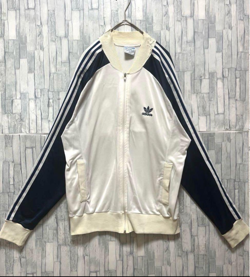 オールドアディダス ジャージ トラックジャケット ATP 80s USA製ボロM