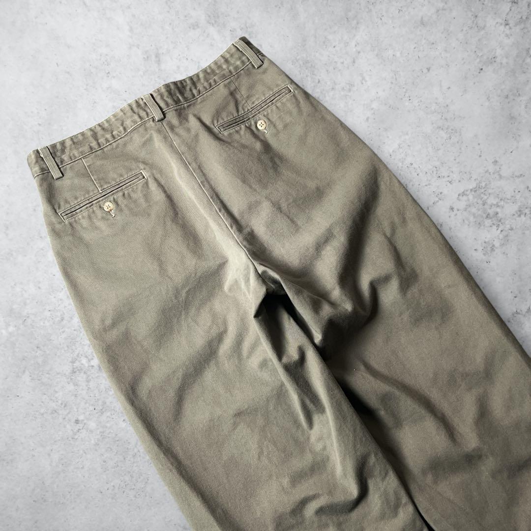 ぽ*よ様 USA製ポロラルフローレンポロチノANDREWグレージュW31古着vi