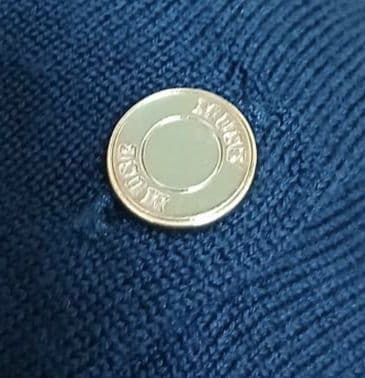 【未着用】MUSEDeuxiemeClasseクルーネックカーディガン金ボタン