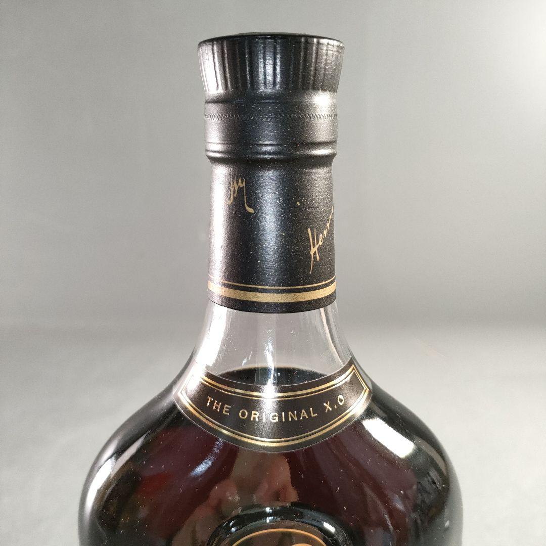 A1368-4/ヘネシーX.O/黒キャップ クリアボトル/700ml/