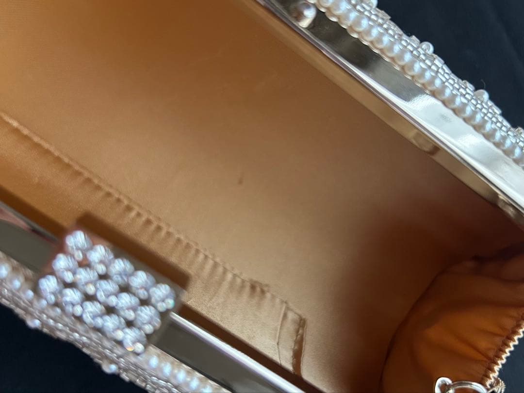 パーティーバッグ　結婚式　ビーズ刺繍