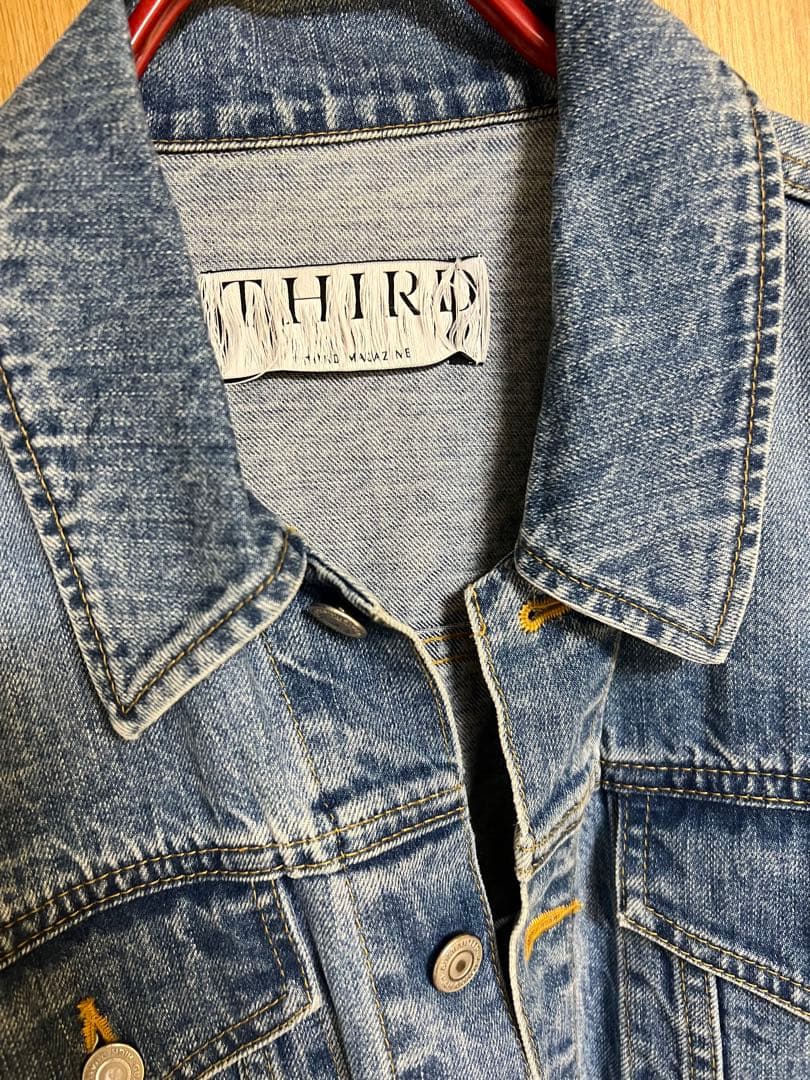 めめ　サードマガジン　デニムジャケット　サンプル品