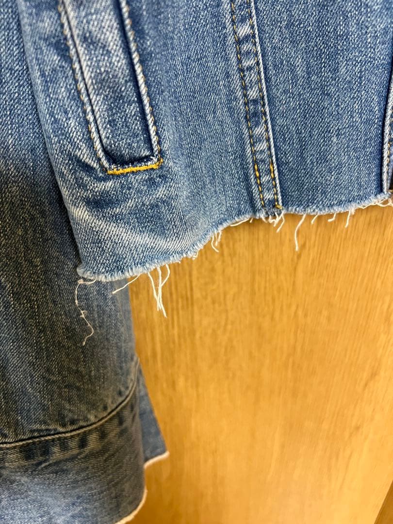 めめ　サードマガジン　デニムジャケット　サンプル品