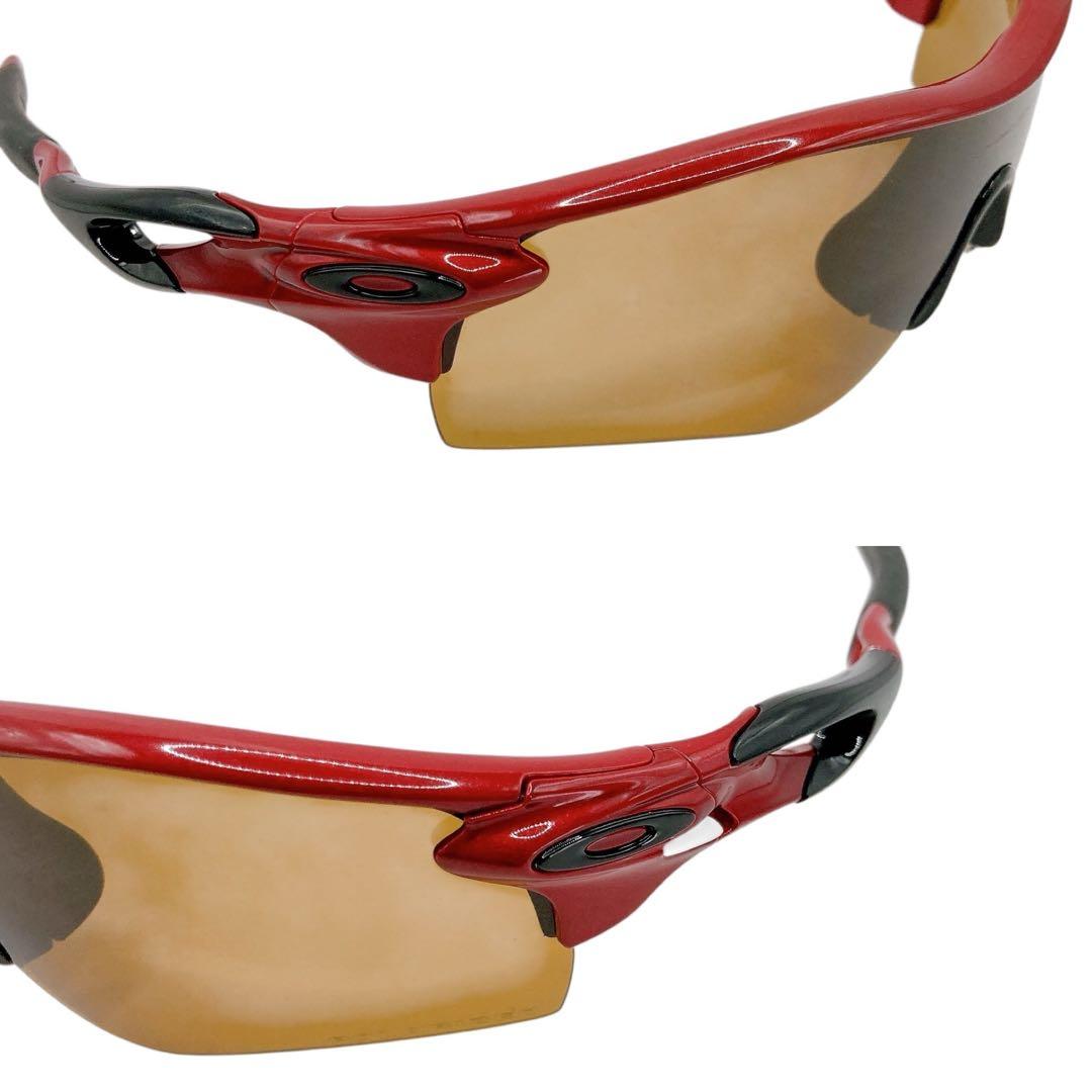 極美品✨OAKLEY RADARLOCK 偏光レンズ　レッド　付属品完備