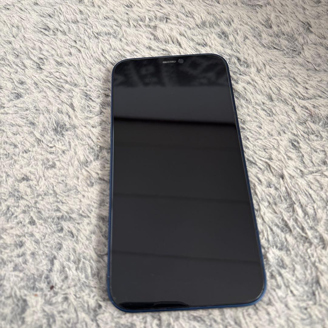 iPhone12 ブルー　本体+充電コード付き