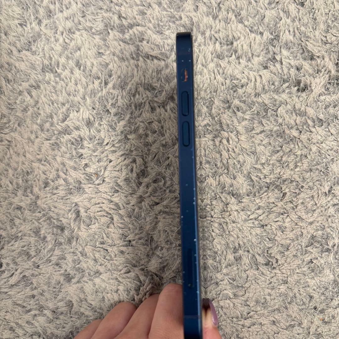 iPhone12 ブルー　本体+充電コード付き