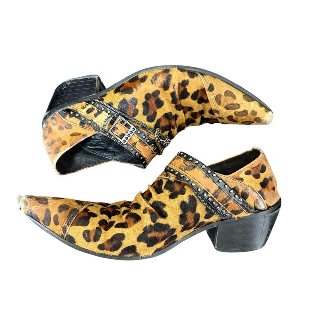 00s y2k Wild party レオパード　ドレスシューズ 平成お兄系