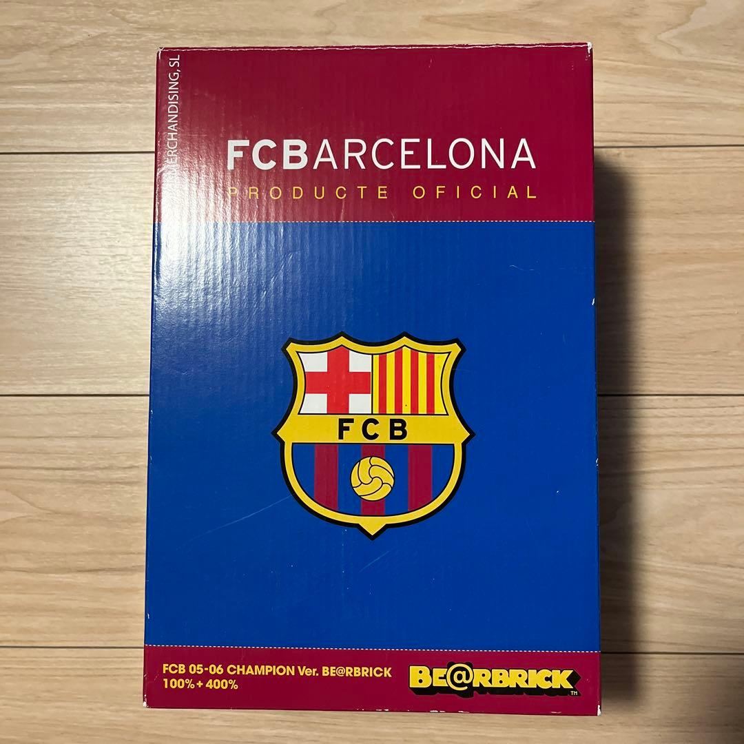 BE@RBRICK FCバルセロナ 400% 100% ベアブリック