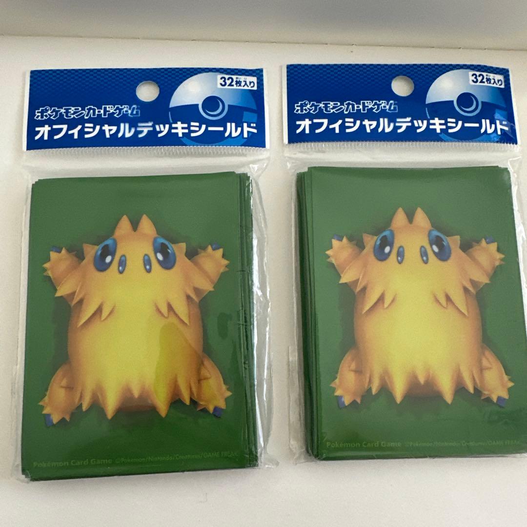 ポケモンカード公式デッキシールド 32枚入り　バチュル　2枚セット　新品　未開封