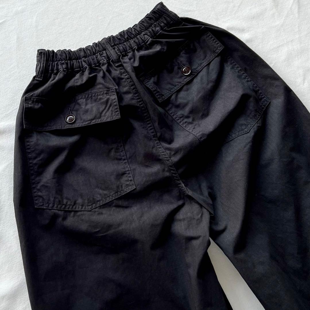 【美品】HARVESTY/CIRCUS FATIGUE PANTS/黒/2