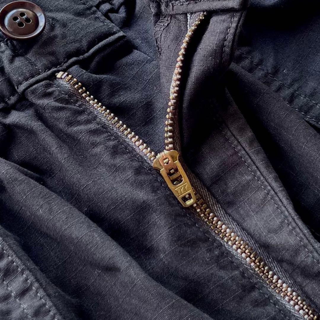 【美品】HARVESTY/CIRCUS FATIGUE PANTS/黒/2