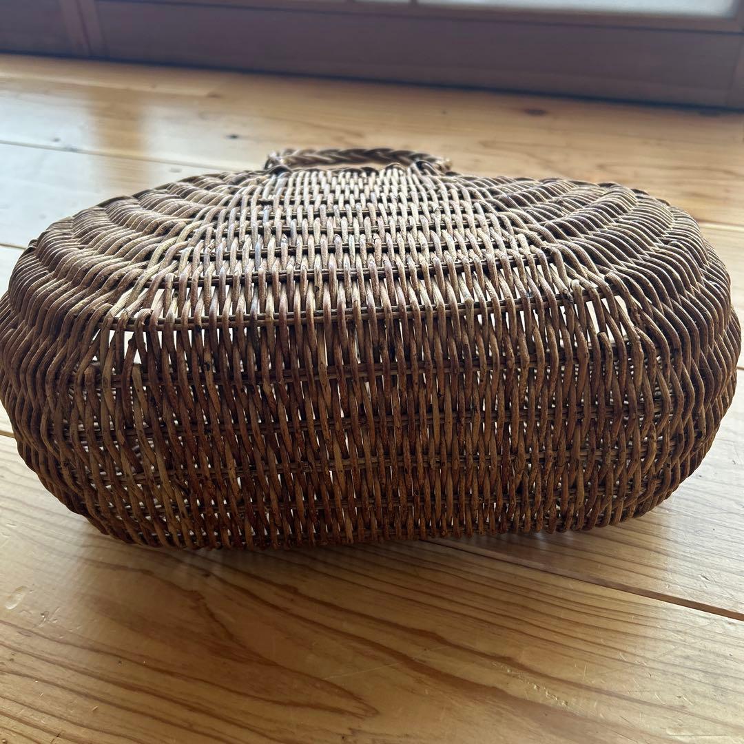 青森　あけび　かご　かごバッグ　松野屋