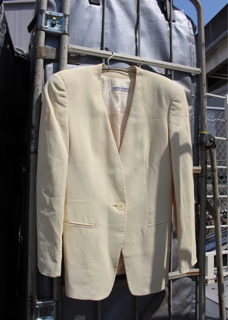 【EMPORIO ARMANI】NO COLLAR JACKET 281T