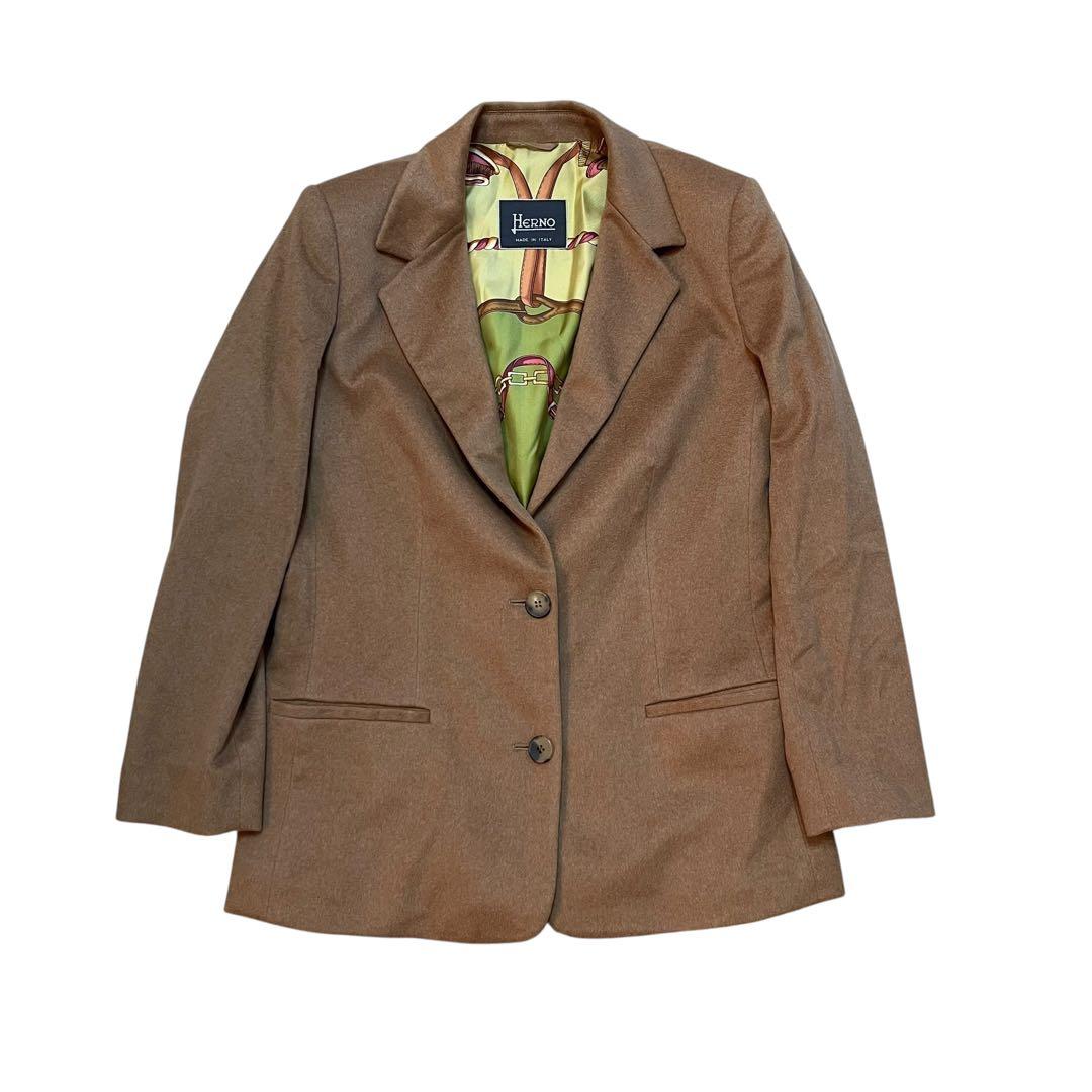 HERNO ヘルノ ロロピアーナ ビキューナ 最高級テーラードジャケット 2B
