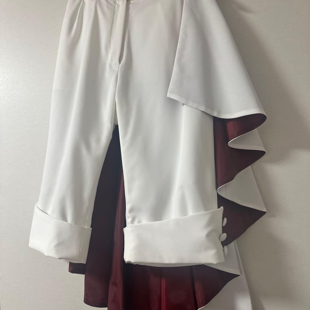 【1/4まで】ATELIERBOZ フィリベールパンツ ホワイト×ボルドー