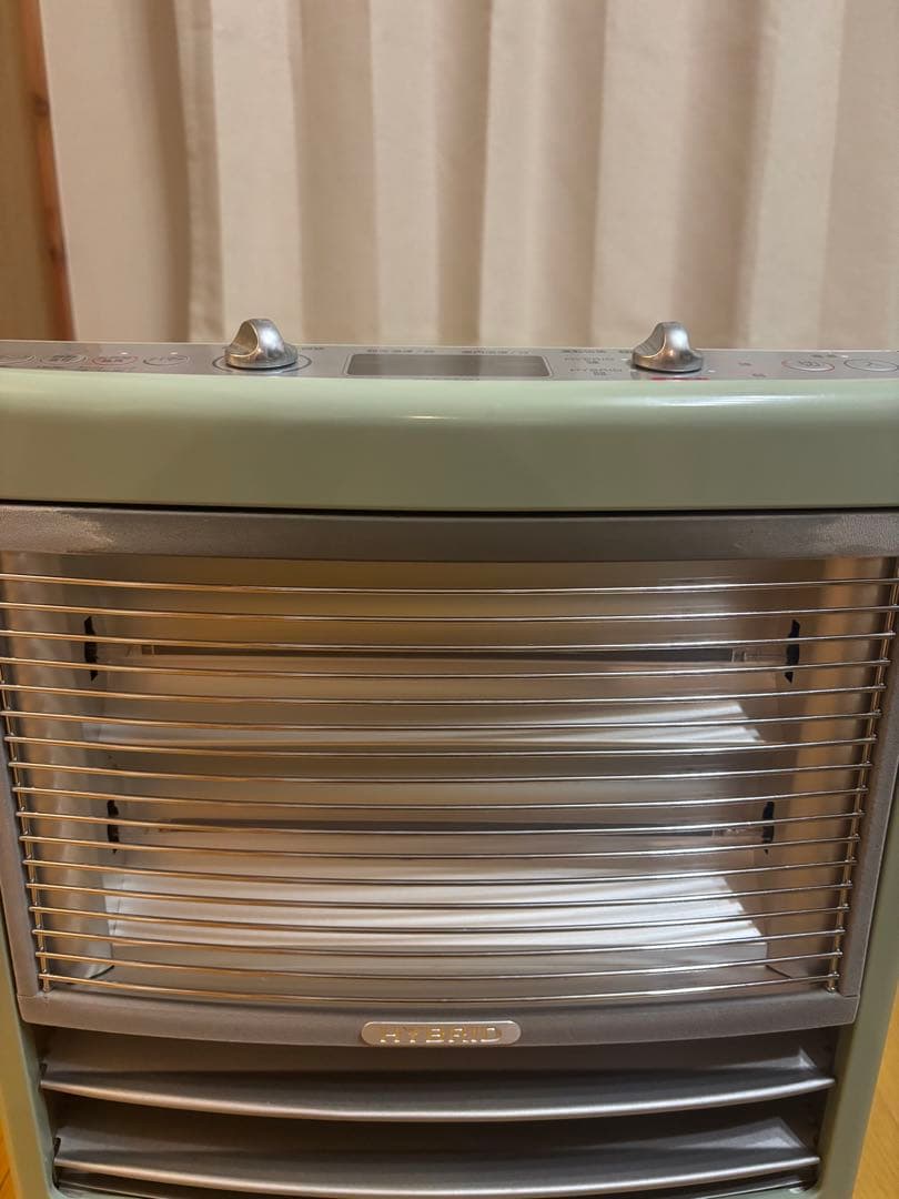 タイコロ　アラジン　ハイブリッド　石油ファンヒーター ミントグリーン