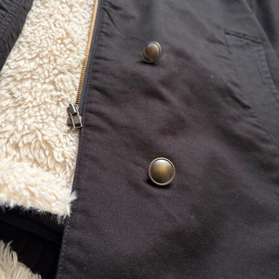 TSUMORI CHISATO ツモリチサト フードモッズコート ファー ボア