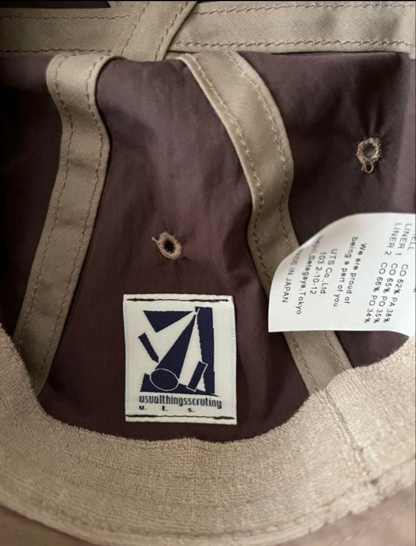 帽子 USUAL THINGS SCRUTINY 6PANEL HAT