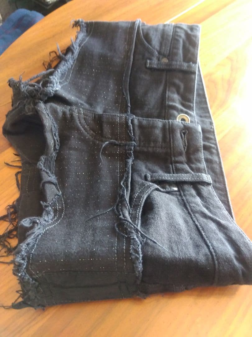 IF SIX WAS NINE / SERA ブラック ショートパンツ