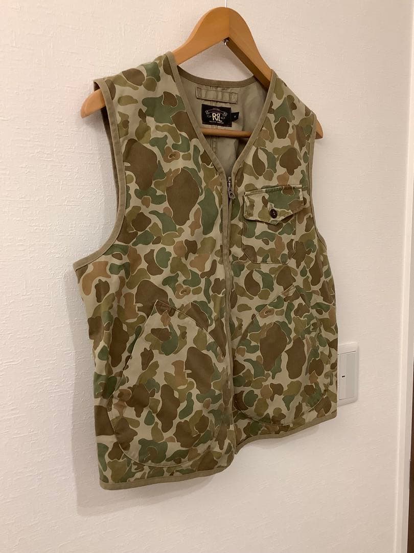 RRL ラルフローレン　カモフラージュベストMサイズ　美品