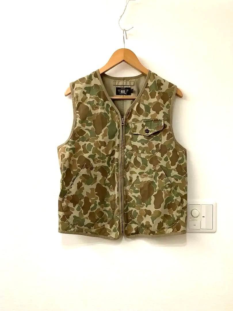 RRL ラルフローレン　カモフラージュベストMサイズ　美品