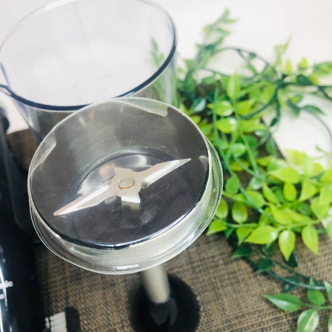 パナソニック ハンドブレンダー ブラックMX-S302-K 極美品