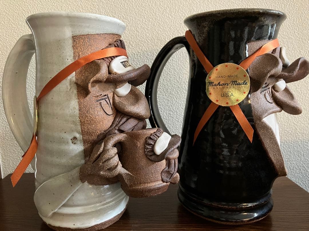 “Mahon Made Stoneware” Beerマグ （ジョッキ）ペア
