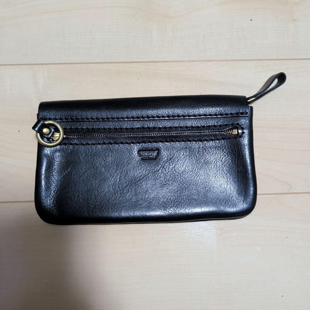 HERZ トラベルウォレット(WL-105) ブラック 長財布　旅行　パスポート