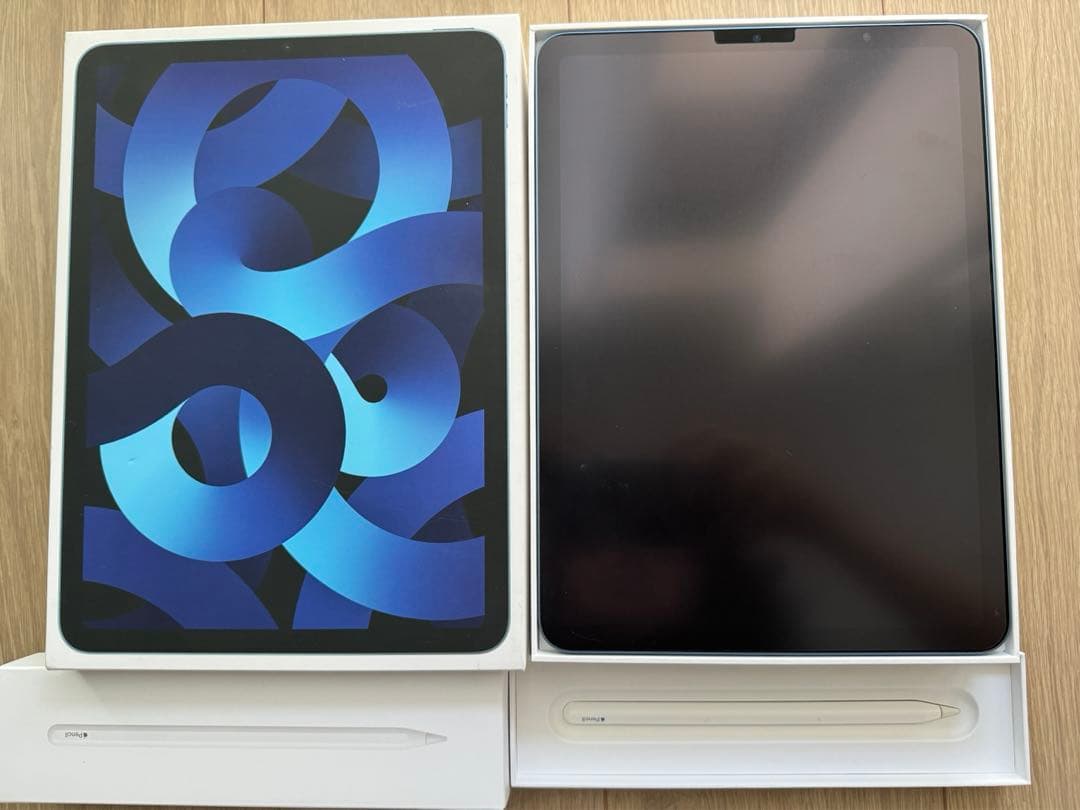 iPad Air 第五世代256GB ブルー Appleペンシル第二世代付き！