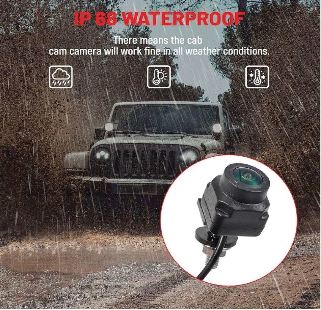 RED WOLF フロントビューカメラ ジープラングラーJL2018-2021