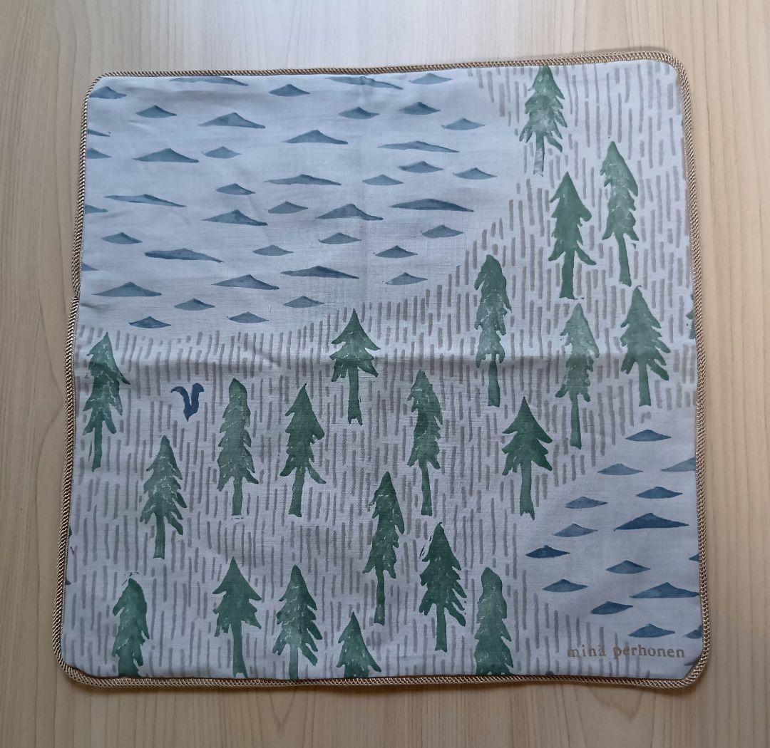 satisatisatix★ページ♪両面ロゴ入♪パイピングクッションカバー