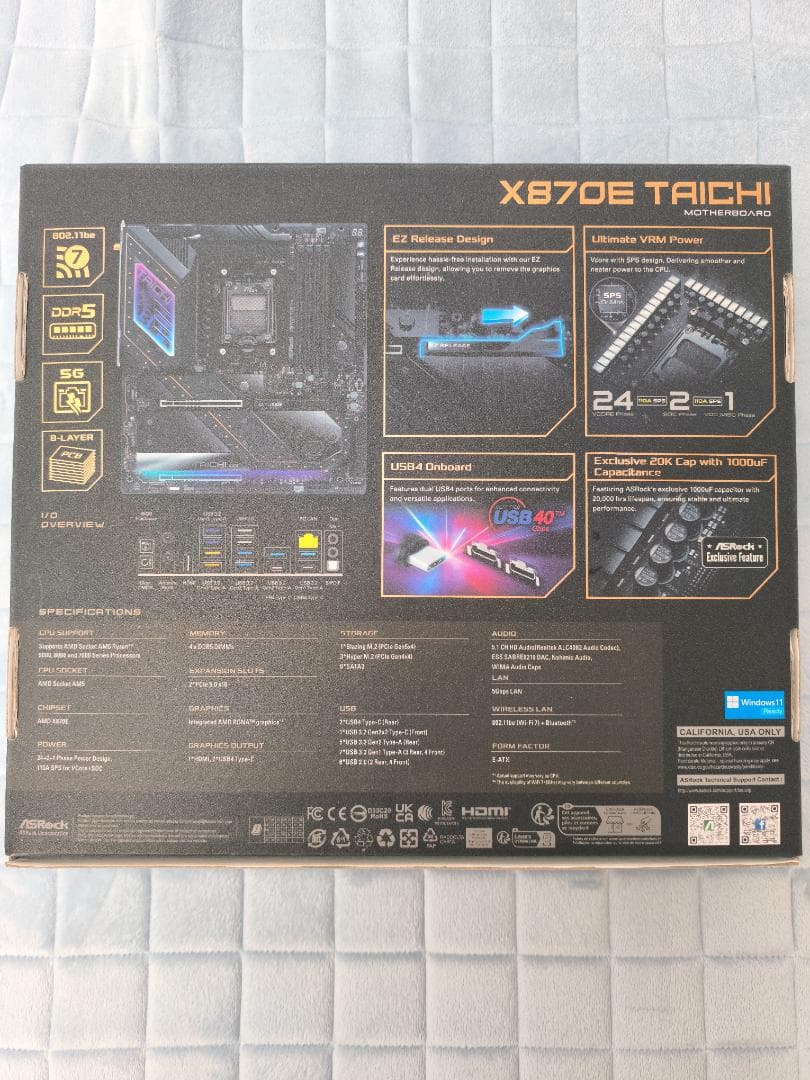 ASRock X870E TAICHI マザーボード