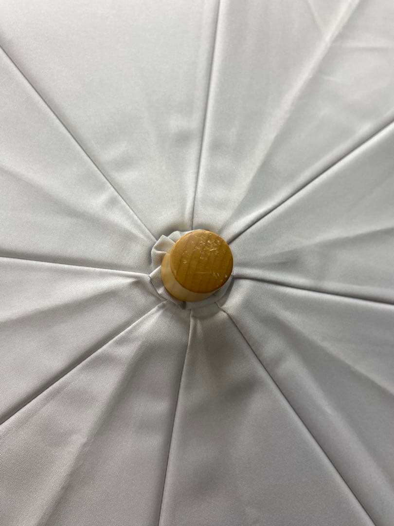 サンバリア100 折りたたみ日傘 ２段折 ホワイト