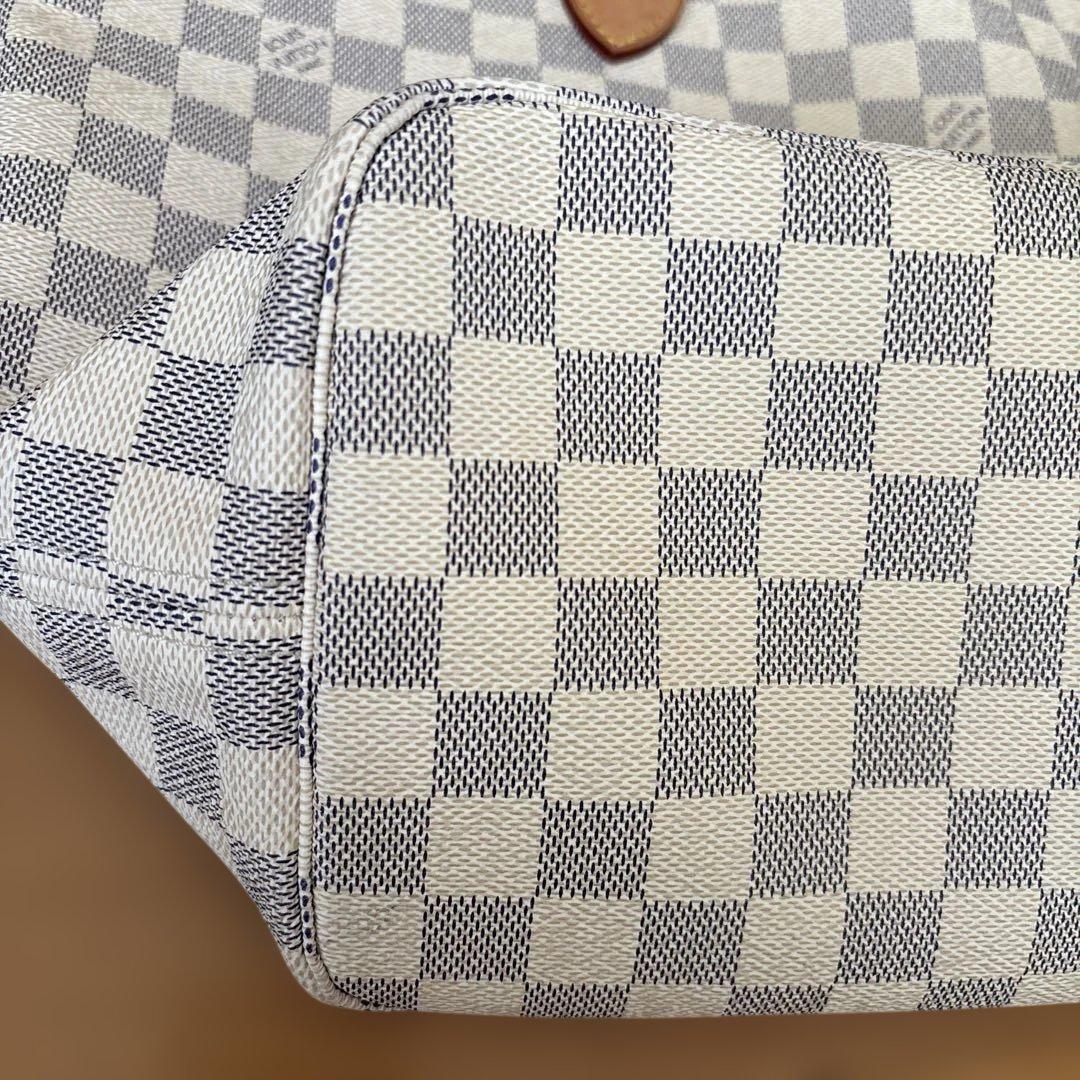 ルイヴィトン　トートバッグ ダミエ アズール　ホワイト