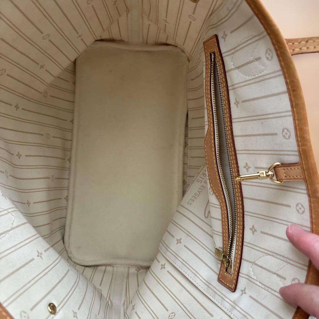 ルイヴィトン　トートバッグ ダミエ アズール　ホワイト