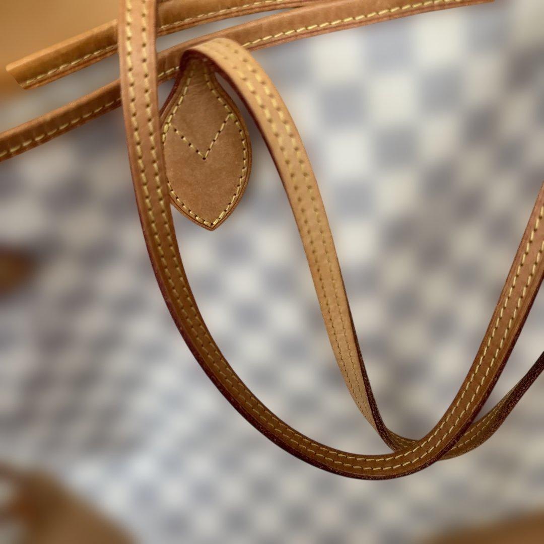 ルイヴィトン　トートバッグ ダミエ アズール　ホワイト