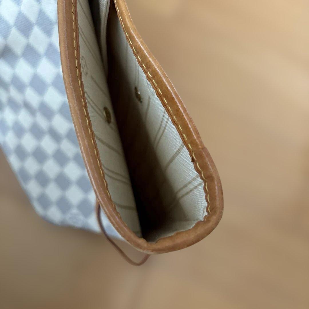 ルイヴィトン　トートバッグ ダミエ アズール　ホワイト