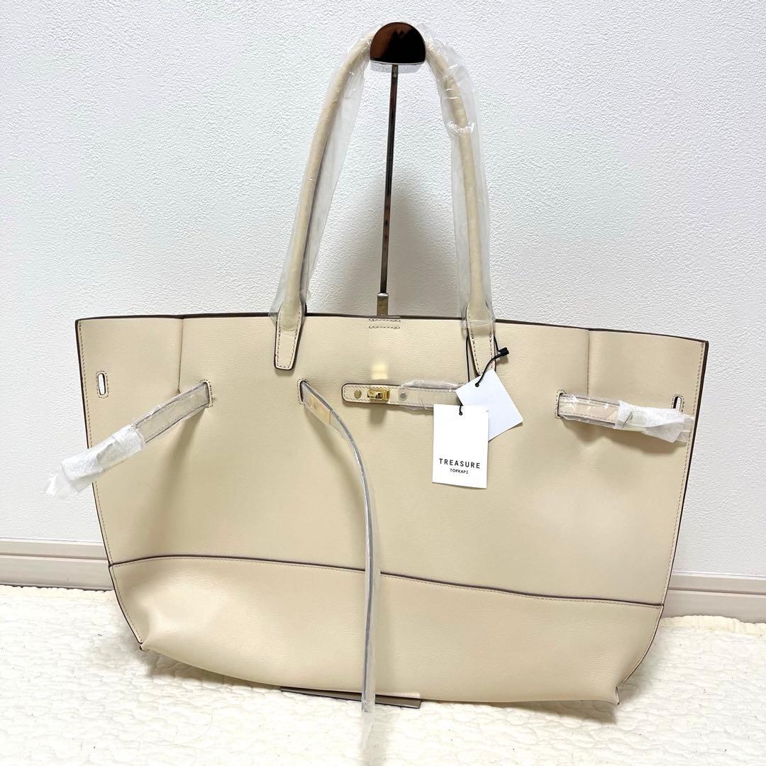 新品未使用　トプカピ　シュリンク　レザー　トートバッグ　A4